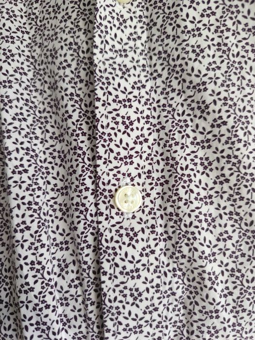 Camasa Jeff Banks Shirt Simpla Eleganta Alb Floral Size XL / 18
