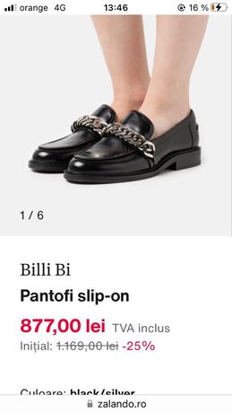 Billi Bi Pantofi slip-on COPENHAGEN