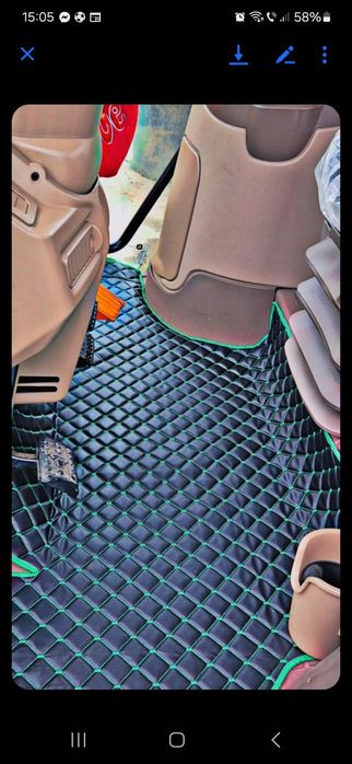 Tapiterie cabina patrata