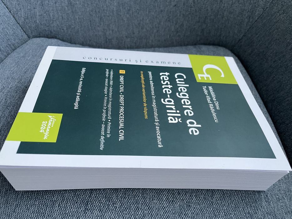 Carti admitere avocatura noi