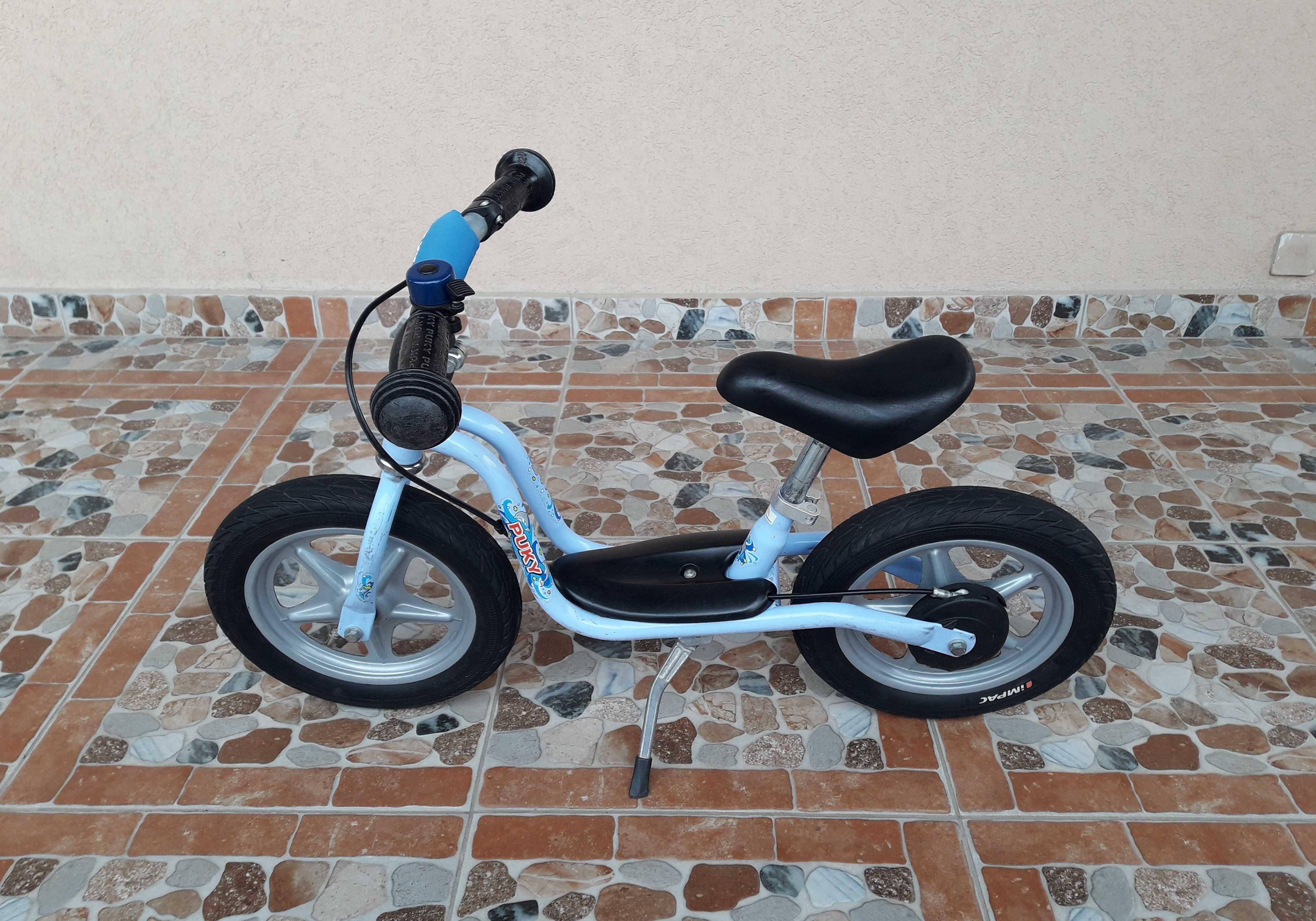Bicicletă pentru copii fără pedale 12’ PUKY LR 1L Ocean - albastră