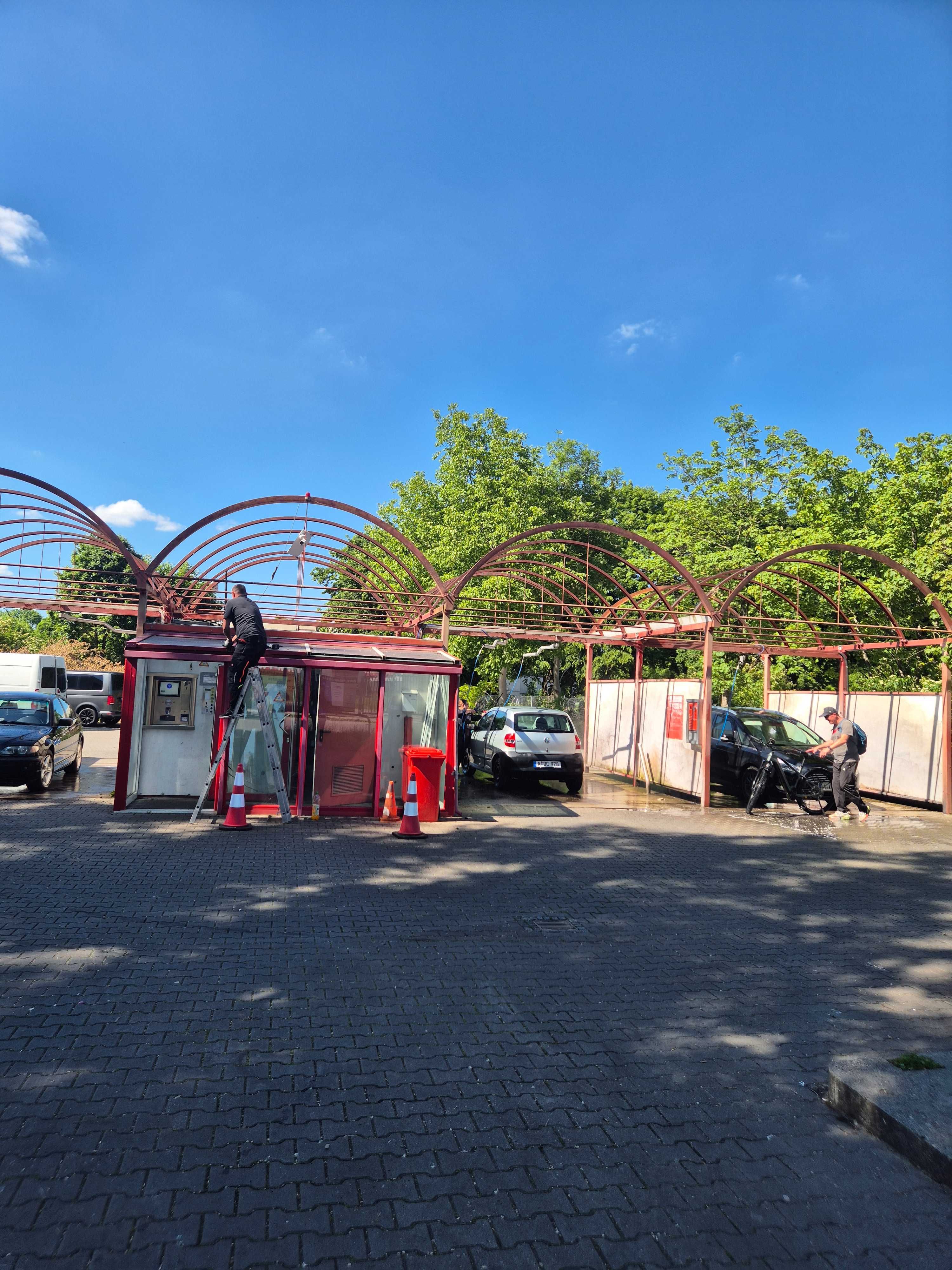 Structura metalica pentru spalatorie auto