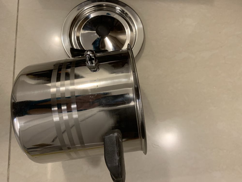 Oala lapte 2,5 l din inox, capac