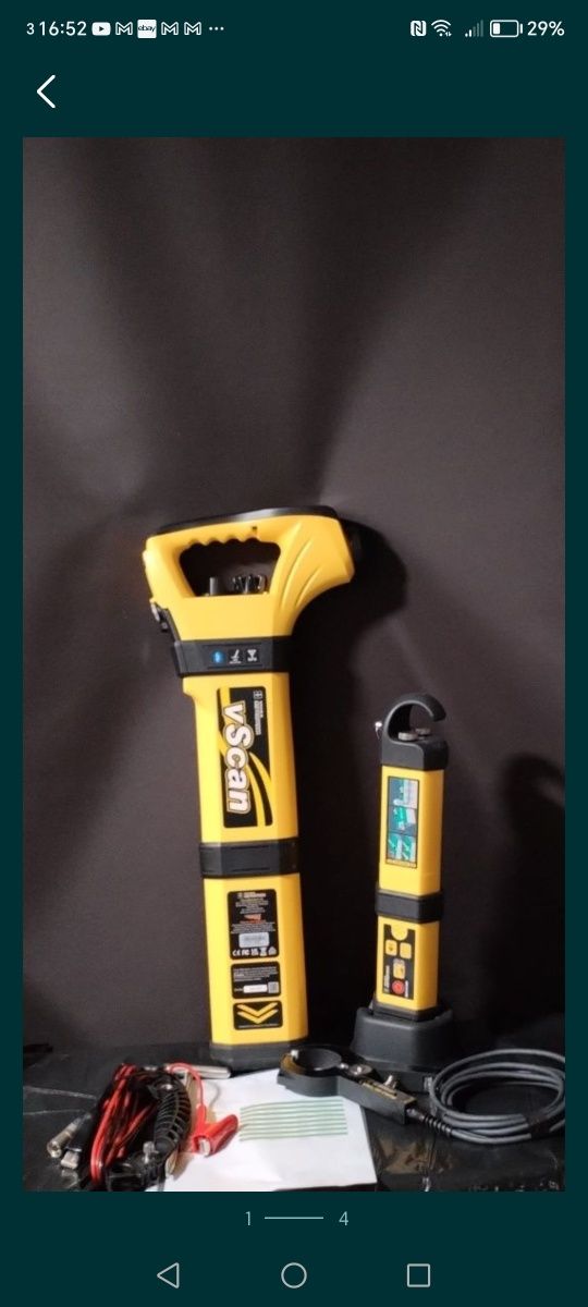 Detector cabluri utilitati apa tevi gaz v scan vivax