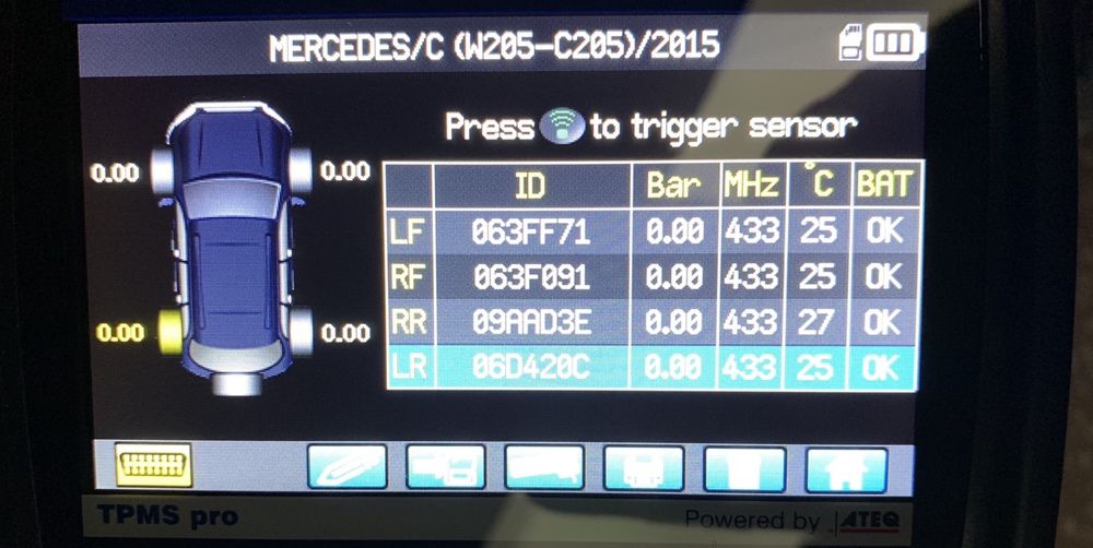 Senzori presiune mercedes A B C E S GLK GLC GLE GLS CLS ML CLA class