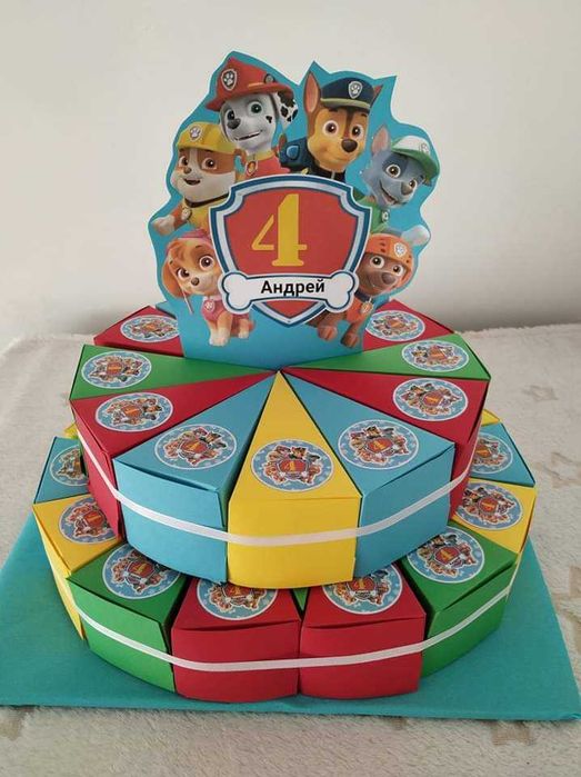 Хартиена торта за рожден ден на тема 