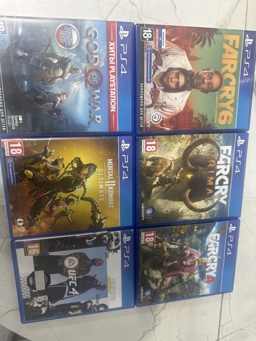 Диски на Playstation 4