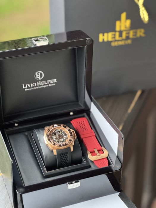 Ceas Helfer Meccano 2 JET SET , Brown Edition Automatic