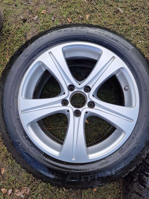Roti originale Mercedes 225/55 R17 iarna Michelin Alpin + senzori