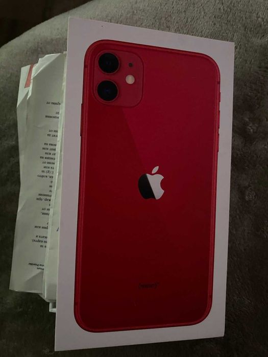 iPhone 11, 128 GB, червен цвят