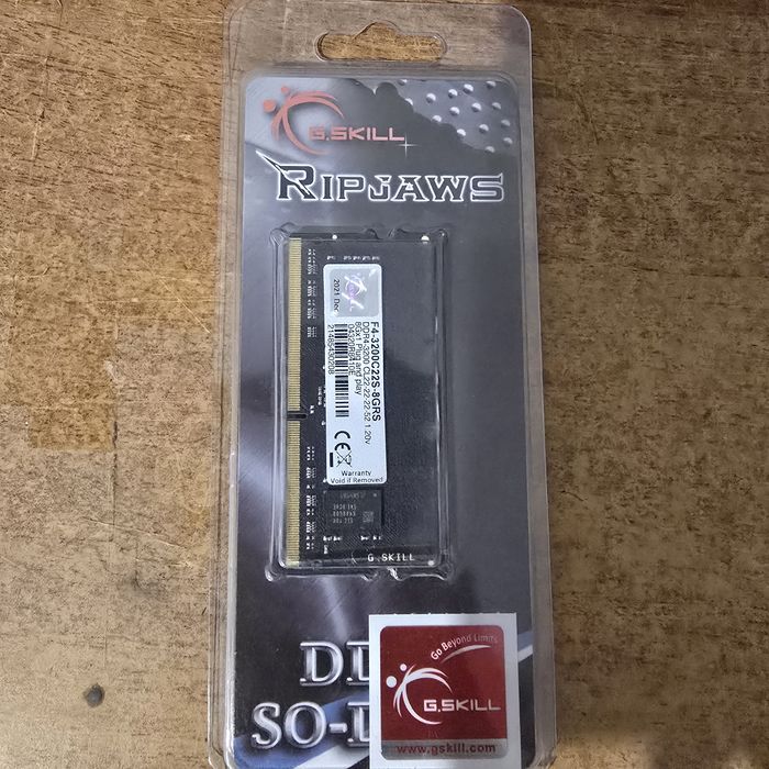 Оперативная память G.SKILL RipJaws 8GB DDR4 3200MHz для ноутбука