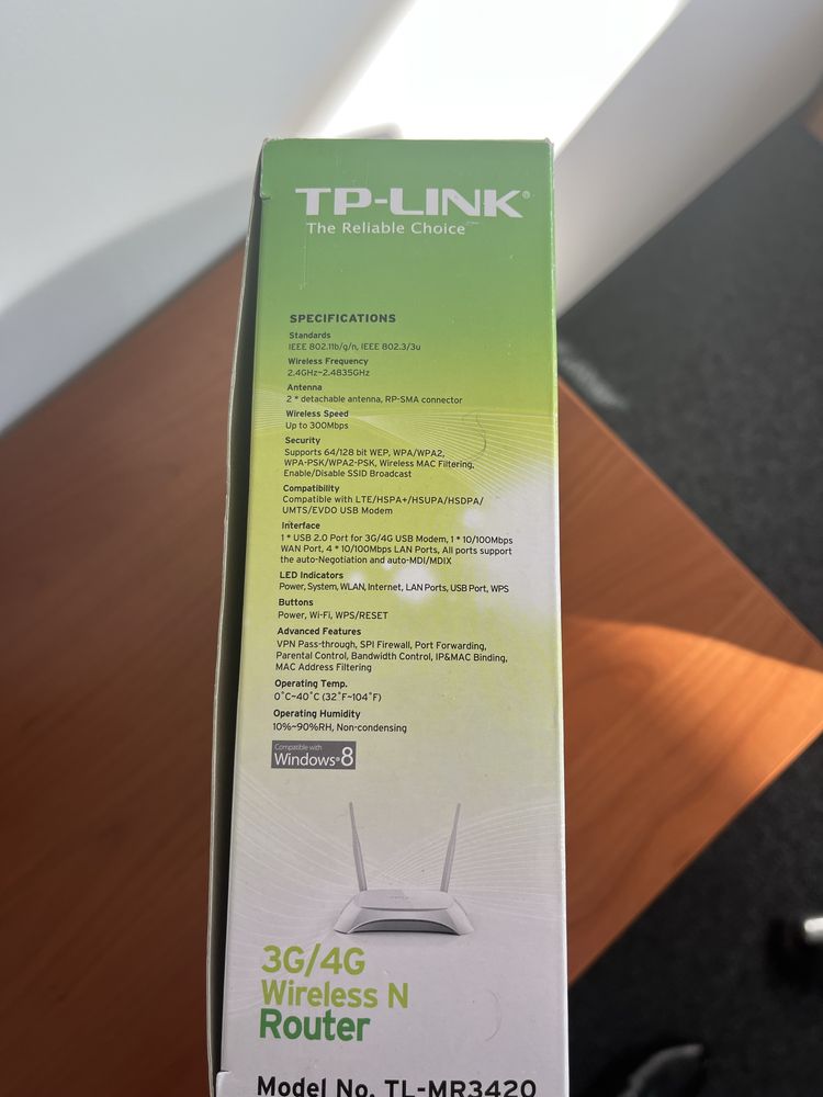 Рутер 4G TP-LINK TL-MR 3420