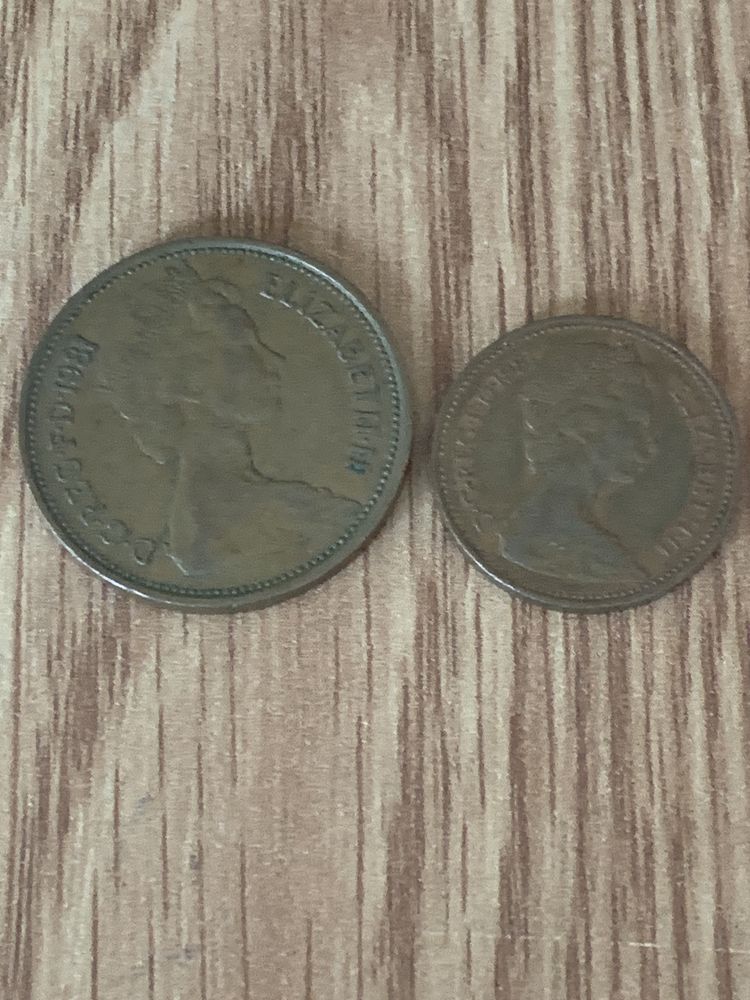 New Penny monede Anglia rare