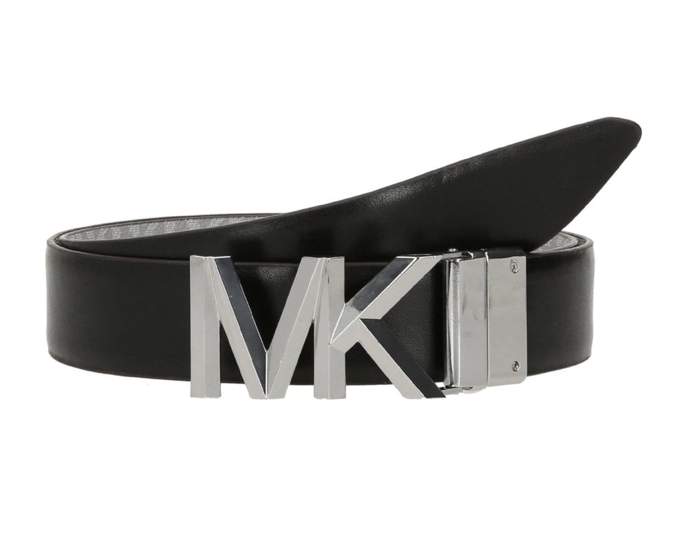 Curea Michael Kors reversibila negru / gri marime S