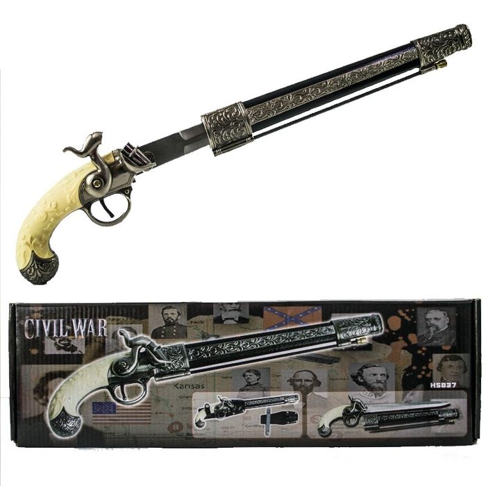 Сувенирен пистолет със скрита кама