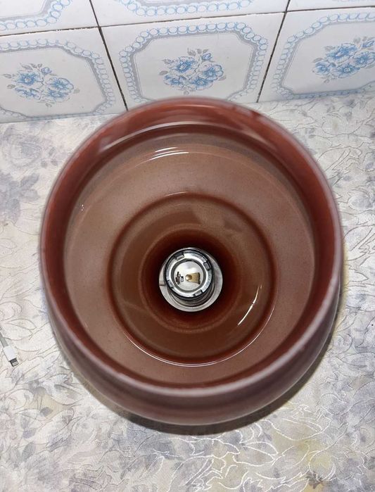 Veioza/sticla/veche/comunism