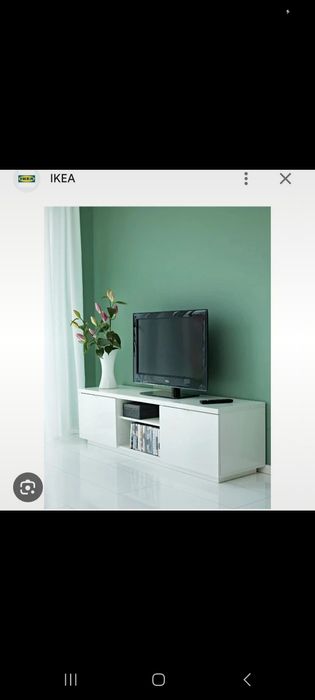Comoda TV alb lucios Noua