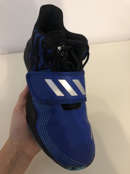 Pantofi/adidasi ADIDAS negru cu albastru de sport