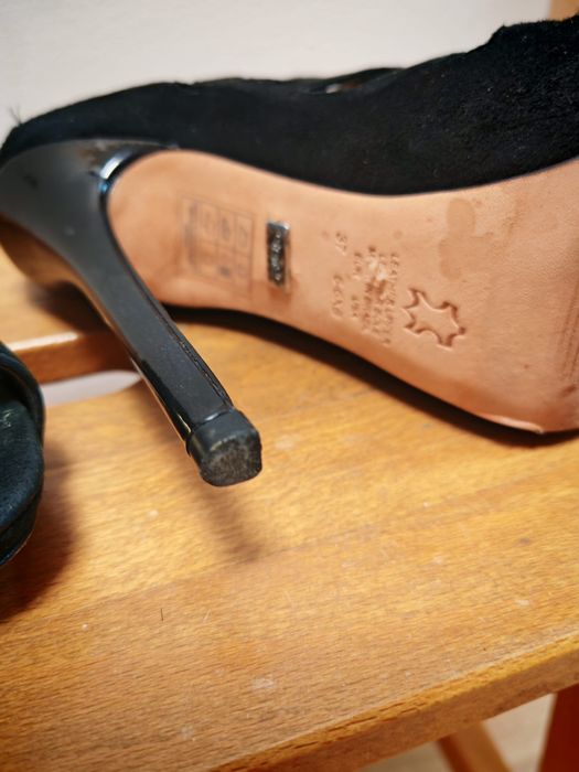 Pantofi cu toc si platforma