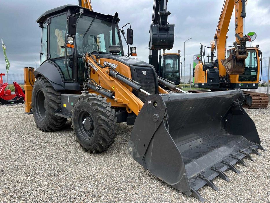 Багер-товарач Case 570SV – 7,5 т , 96 кс, телескопична стрела + видео