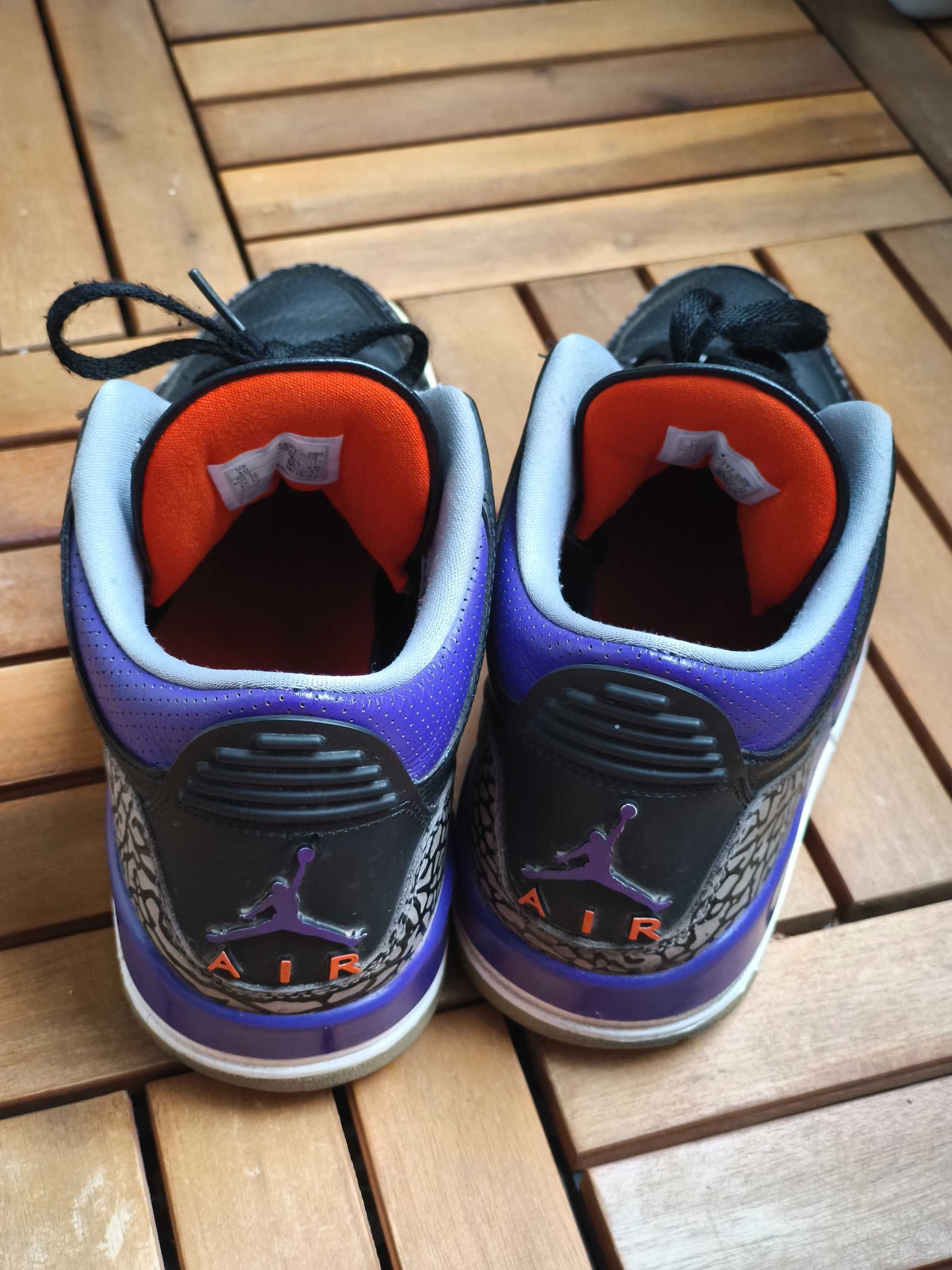 Air Jordan 3 Retro Black Court Purple