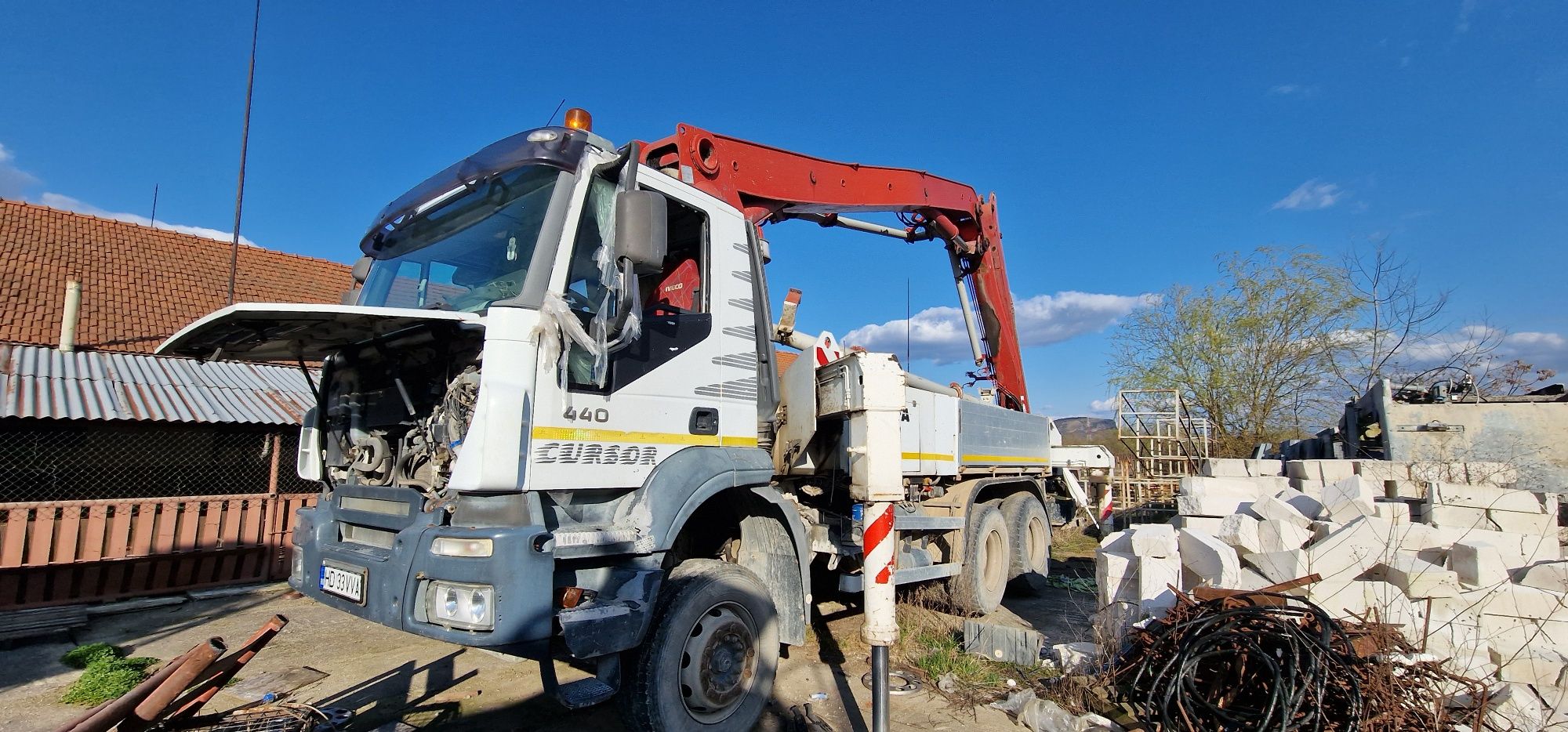 Pompa beton iveco