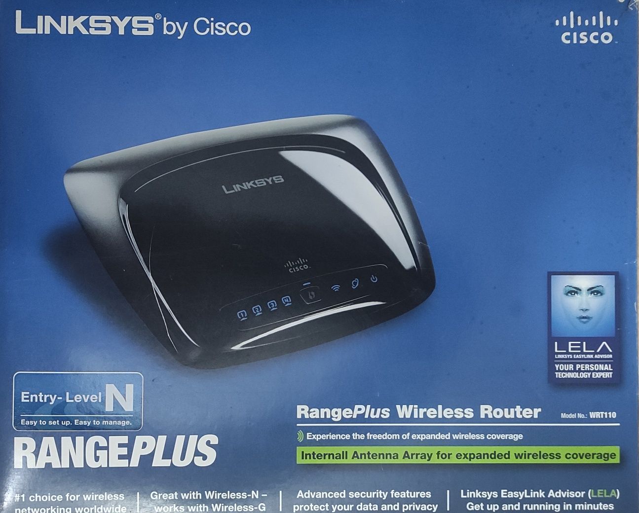 Linksys by Cisco модел WRT110 рутер