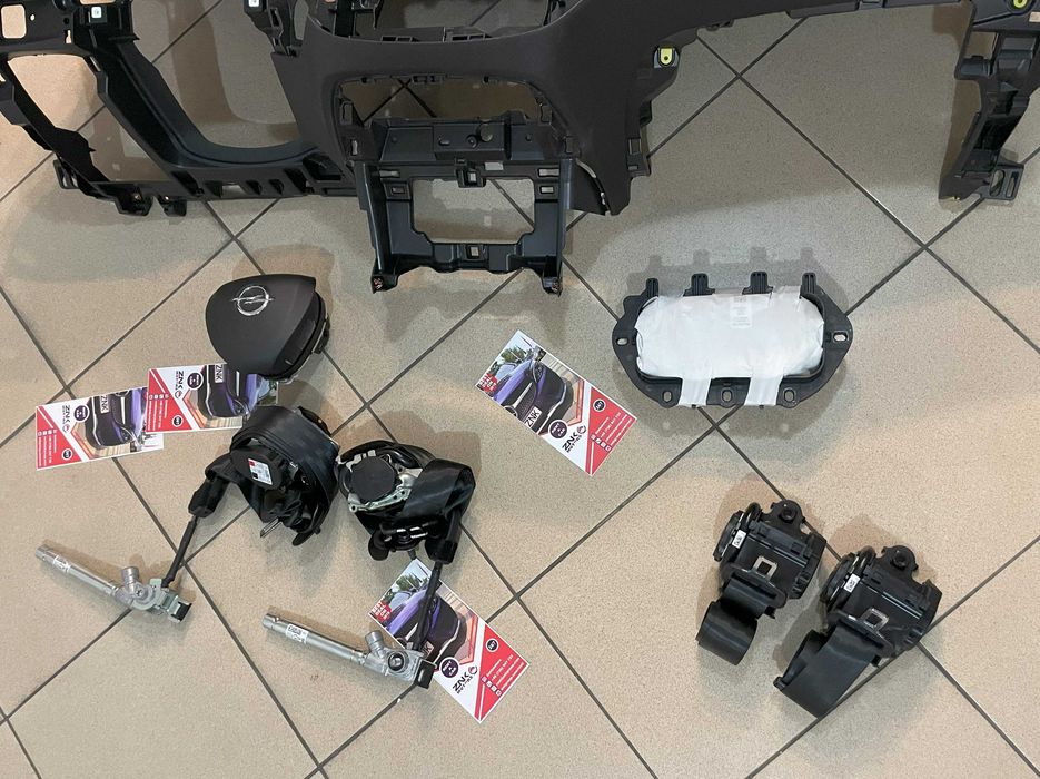 Opel Crossland X - plansa de bord - kit airbag volan pasager - centuri