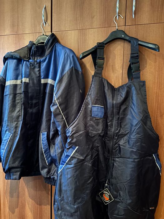 Работен комплект 5XL панталон, яке и гащеризон от шушляков плат