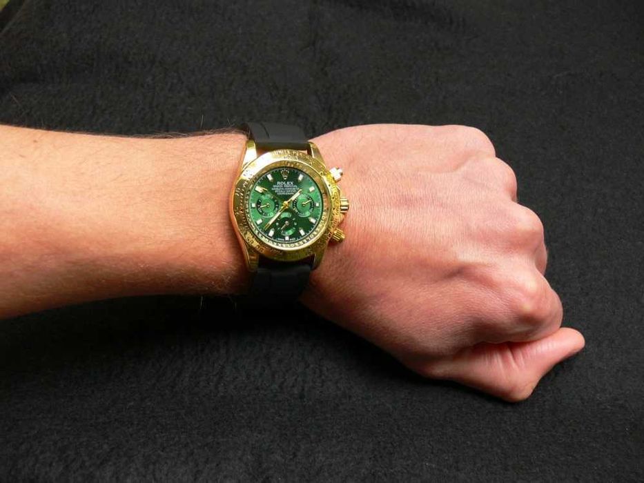 CEAS R.O.L.E.X Daytona Gold&Green Silicone Edition NOU 2025 !! verde