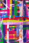 2 tablouri abstracte - pictura acrilica 60 x 40cm