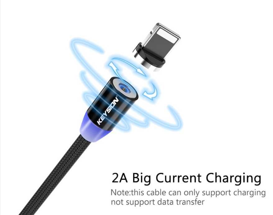 Магнитный зарядный Micro USB кабель KEYSION для iPhone XR XS Max X