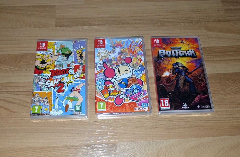 Warhammer 40.000 Boltgun/Asterix Obelix Slap them all! 2/Bomberman R2