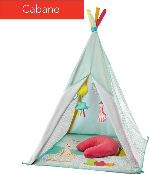 СОФИ ЖИРАФЧЕТО Палатка Tipi / матраче за игра Sophie La Girafe