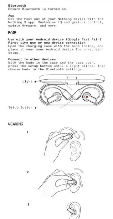 Nothing Ear (open) - Open-Ear слушалки с кукичка (Бели)