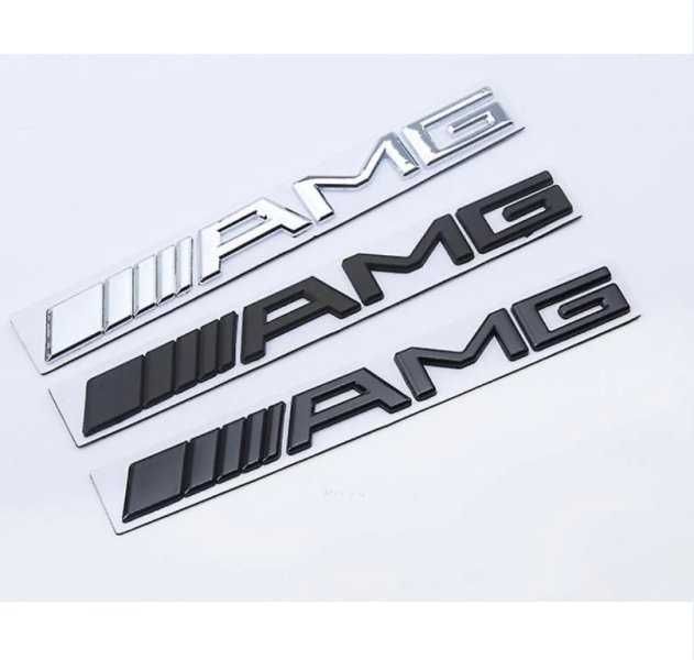 Емблема/Надпис Метална AMG/АМГ Хром/Черна