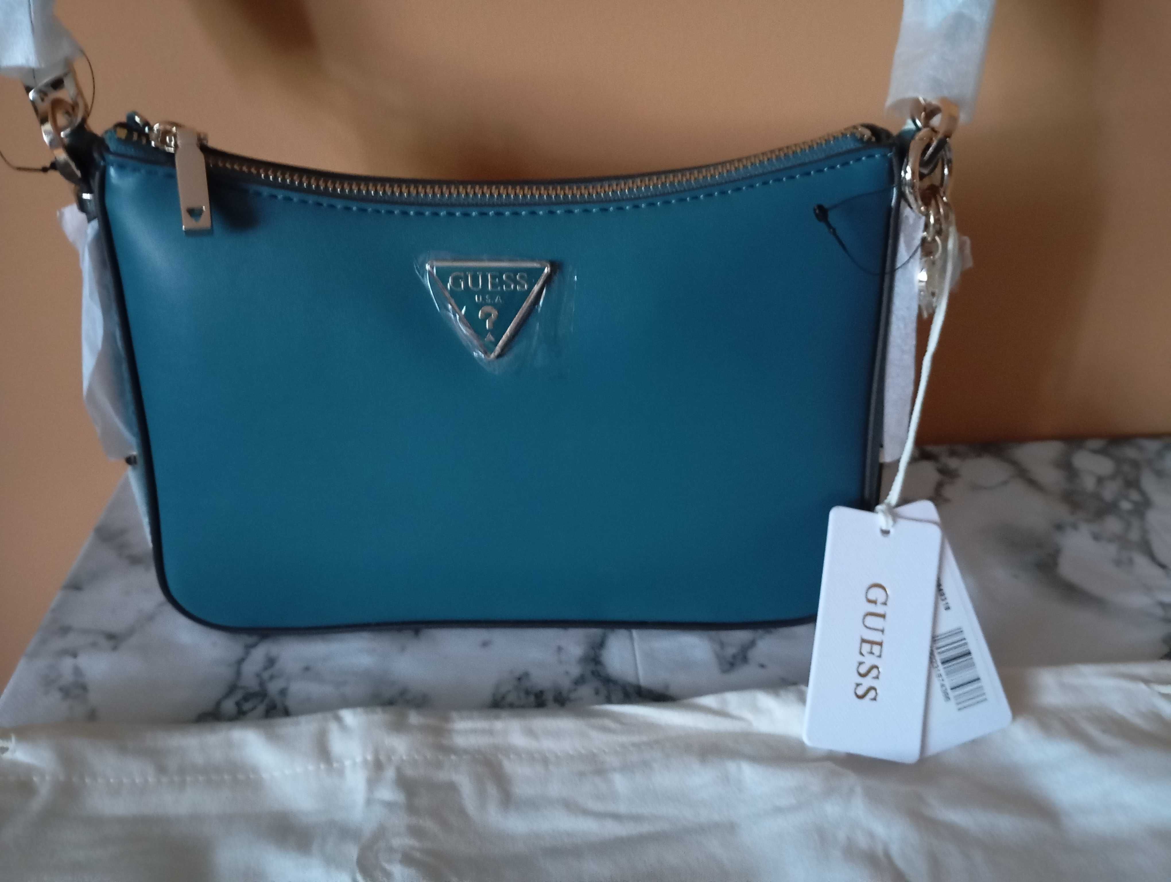 Чанта Guess.  Daryna 2 Comp Satche HWVG94 93180. Електриков. Нова.