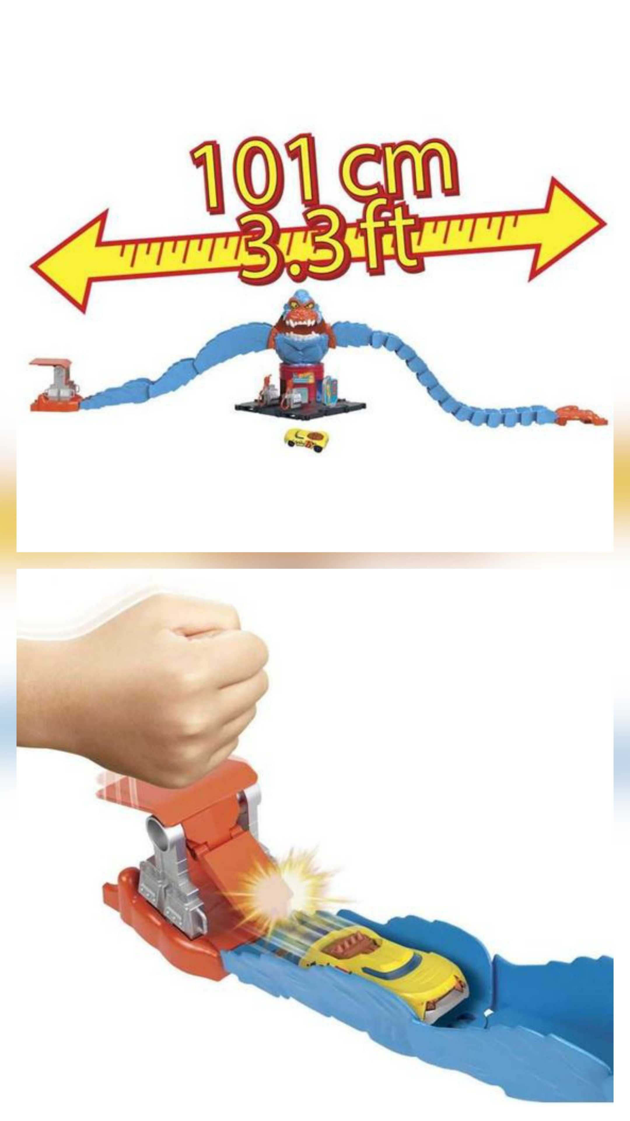 Hot wheels комплект писти, изтрлвачка и гараж/паркинг