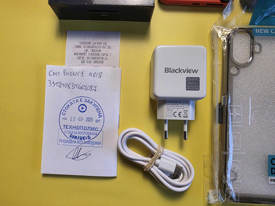 Nothing CMF Phone 1, 8/128GB - Оранжев Син Черен, КАТО НОВ, гаранция