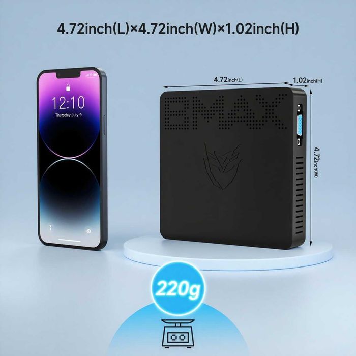 Bmax Mini PC B1 Pro Intel Gemini Lake N4000 8GB LPDDR4 128GB