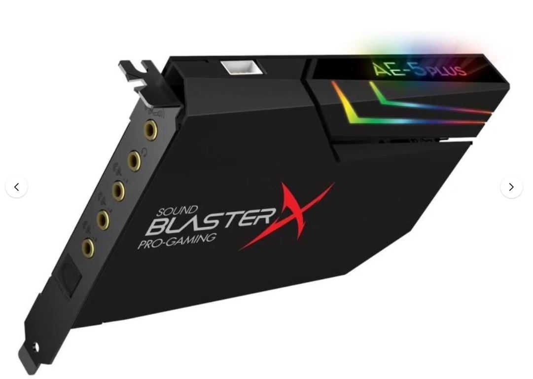 Звукова карта Creative Sound BlasterX AE-5 Plus + Гаранция 6м.