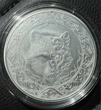 Инвестиционная серебренная монета Казахстана, KOKBORI, 2024 года