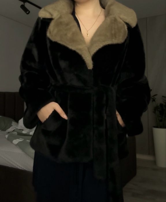 Эко шуба под норку 40-50размер