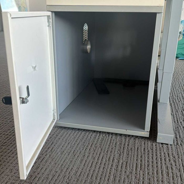 Dulap de birou cu sertare, raft și compartiment cu cheie