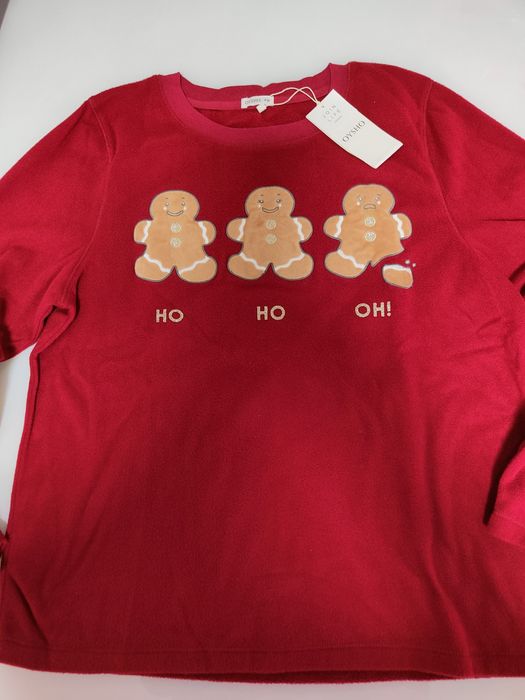 Коледна блузка с бисквитените човечета.
