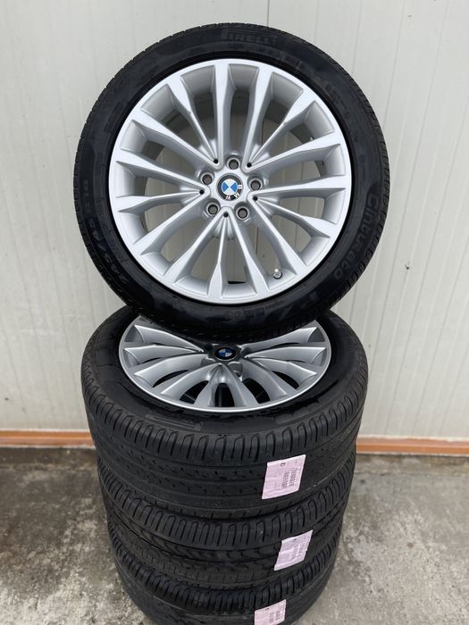 Set jante aliaj 5X112 BMW 245 45 R18 cu anvelope