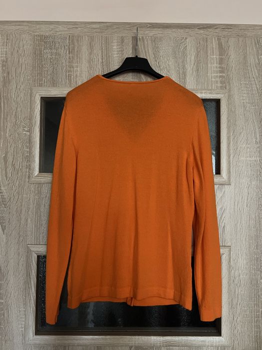 Оранжева жилетка вълна и кашмир