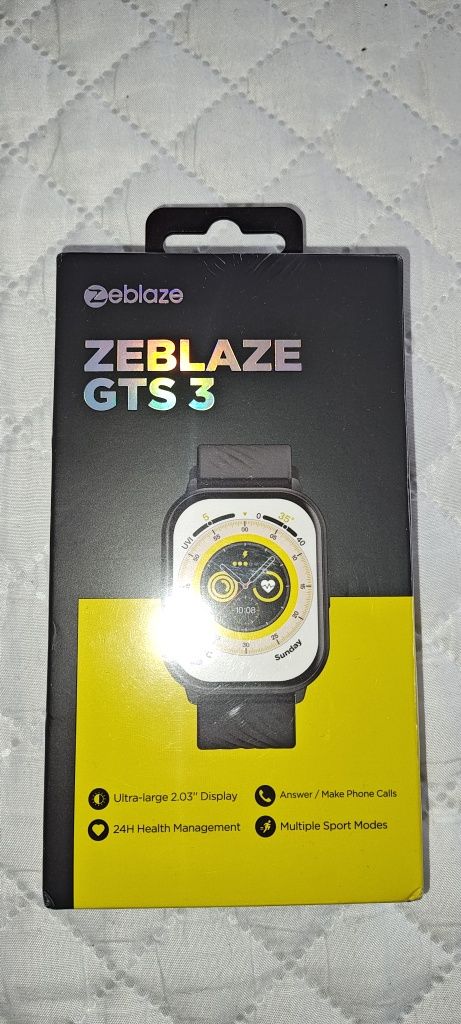 Vând ceas smart Zeblaze Btalk2 Lite si Zeblaze GTS3 noi, sigilate!