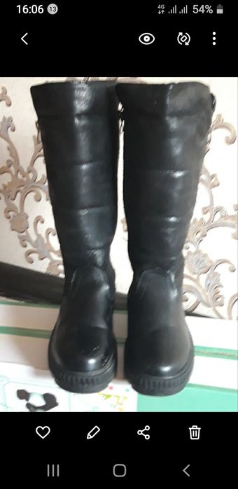 Қыз балаға арналған кішкентай  қыстық етік