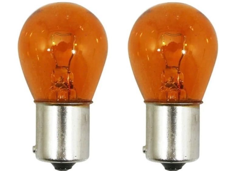 Оранжева крушка за мигач 24V/21W BA15S